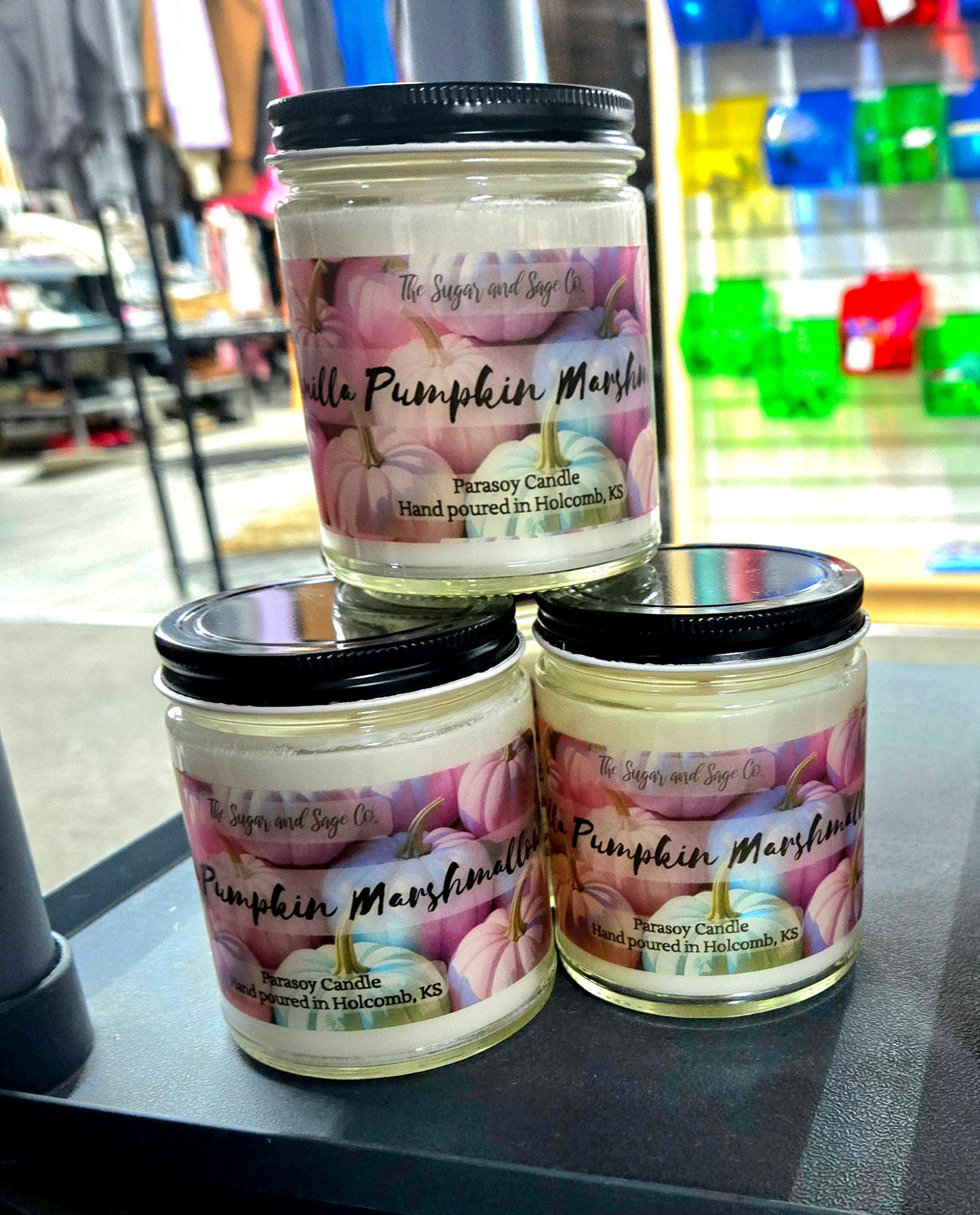 Hand-Poured Parasoy Candles