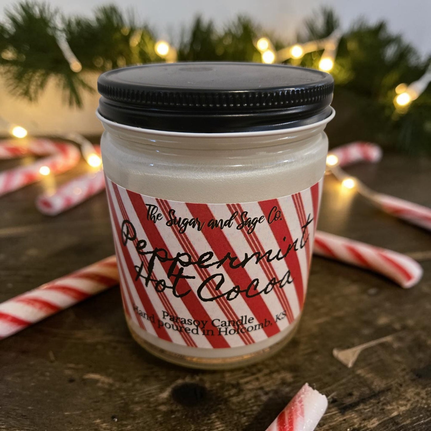 Peppermint Hot Cocoa Candle