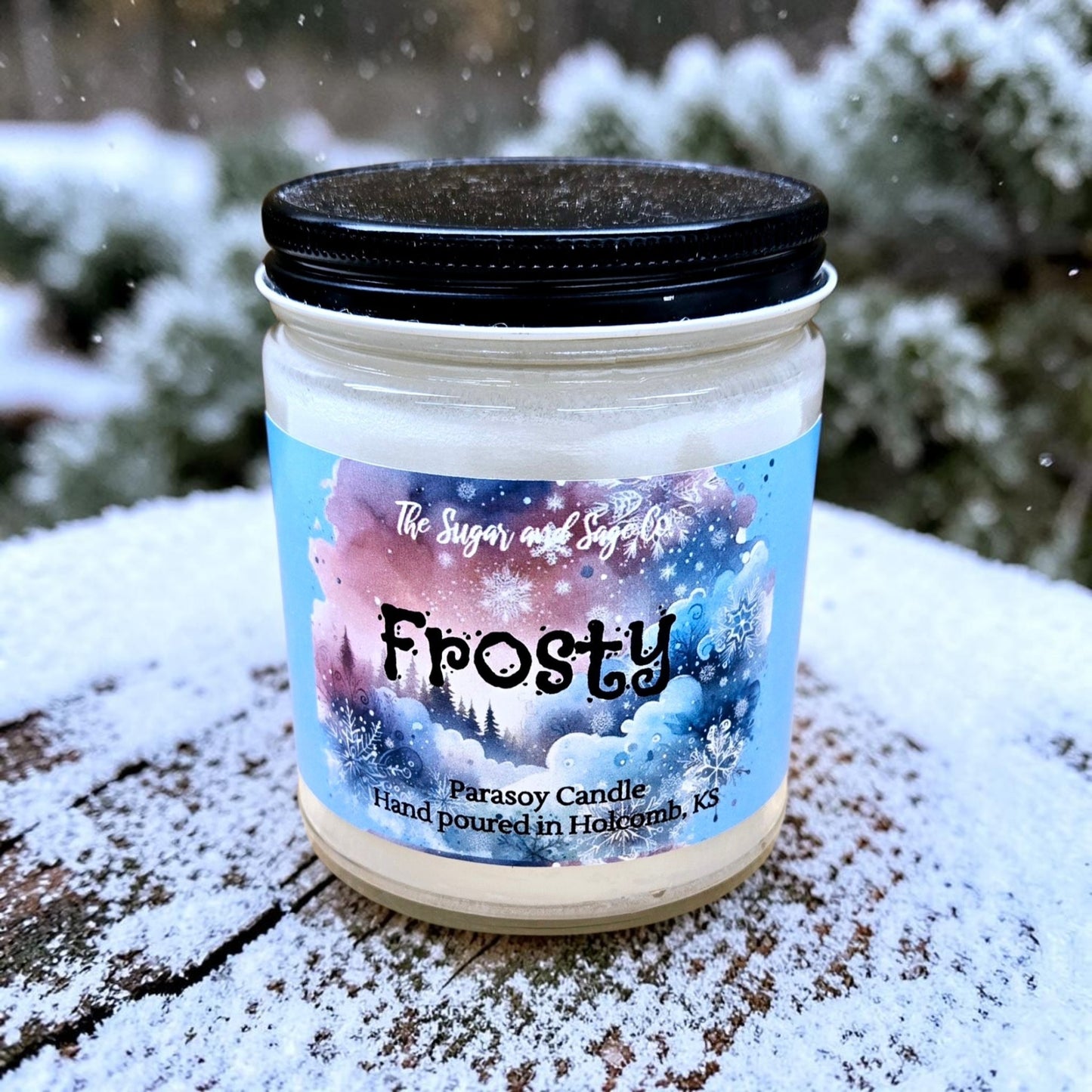 Frosty Candle