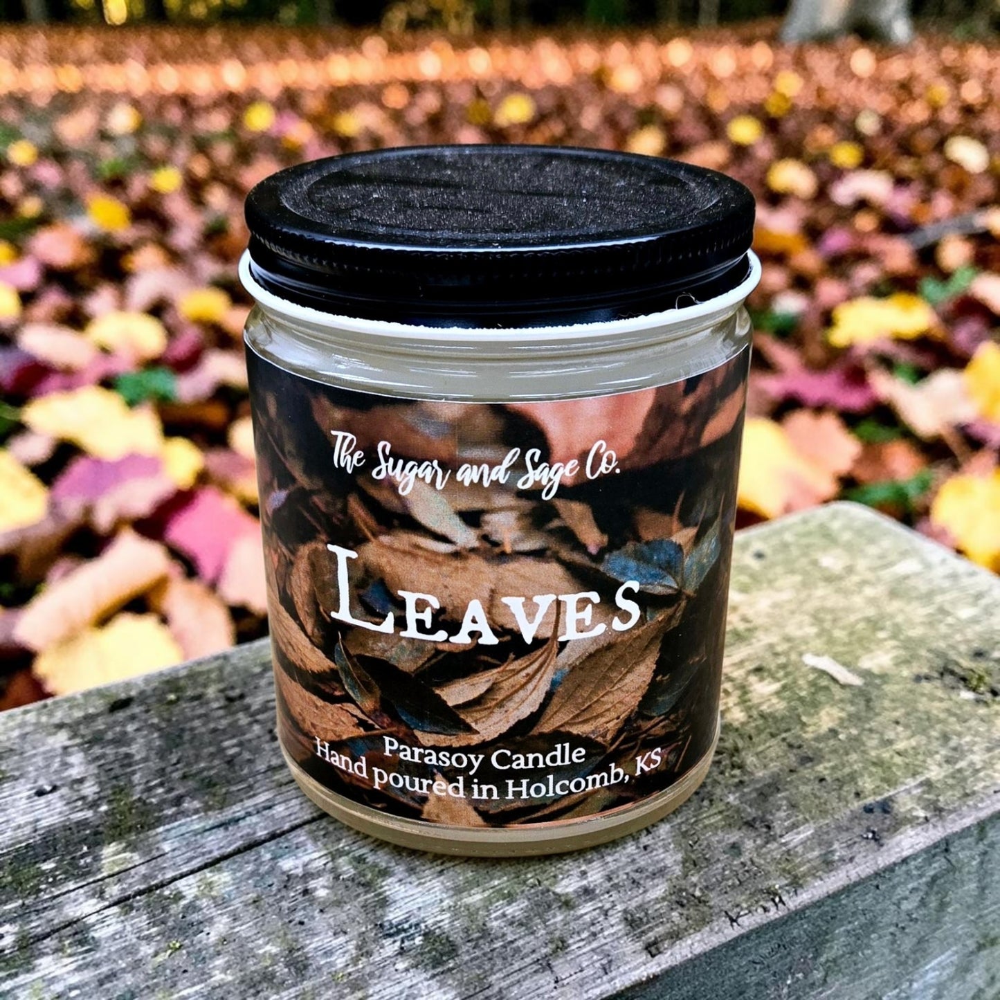 Leaves Candle