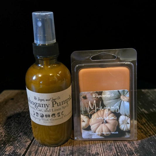 Mahogany Pumpkin Room, Car, and Linen Spray