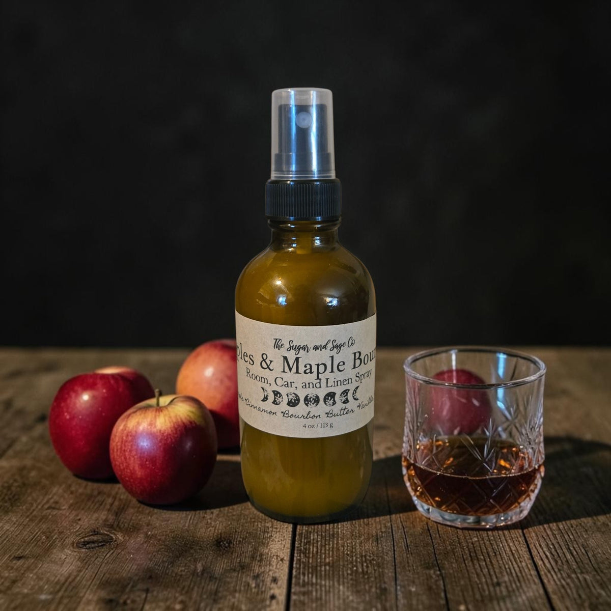 Apples & Maple Bourbon Room, Car, and Linen Spray