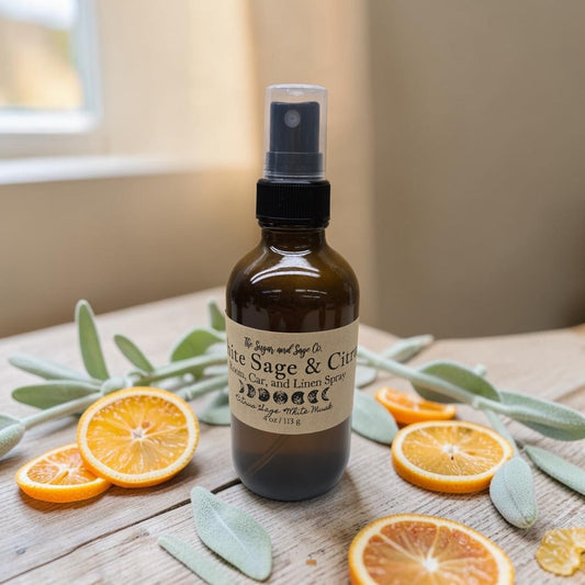 White Sage & Citrus Room, Car, and Linen Spray