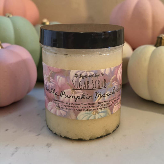 Vanilla Pumpkin Marshmallow Sugar Scrub