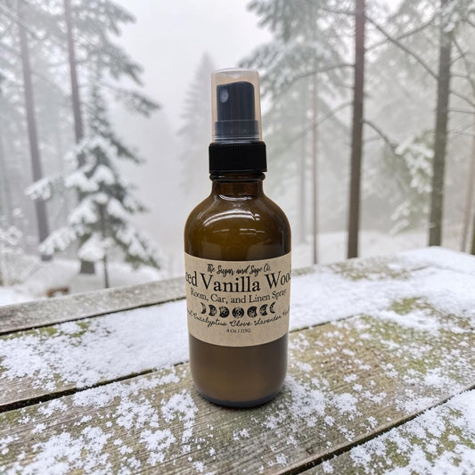 Iced Vanilla Woods Room, Car, and Linen Spray
