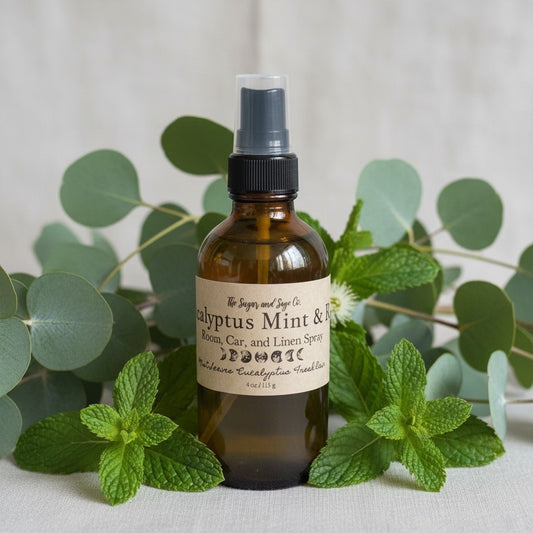 Eucalyptus Mint & Rain Room, Car, and Linen Spray