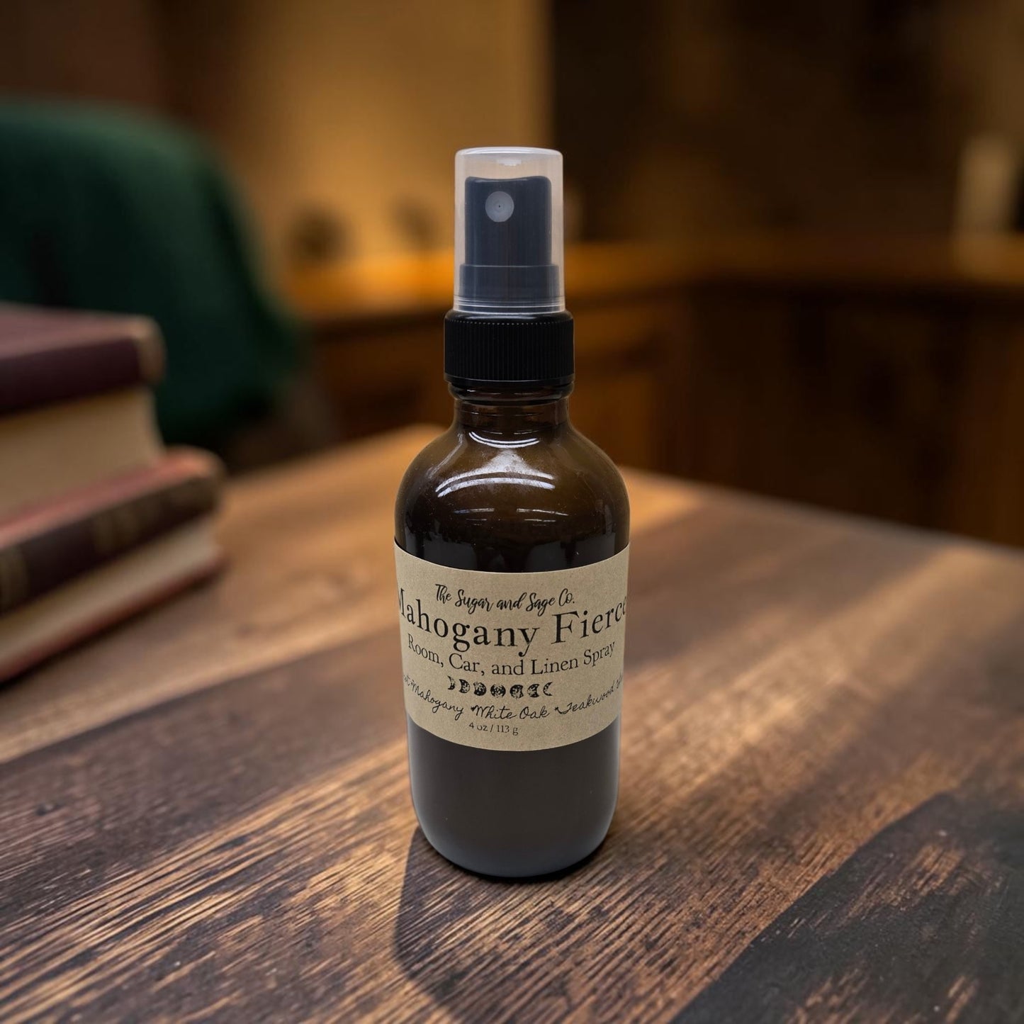Mahogany Teakwood Room, Car, and Linen Spray