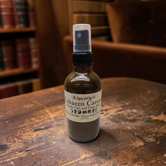 Tobacco Caramel Room, Car, and Linen Spray