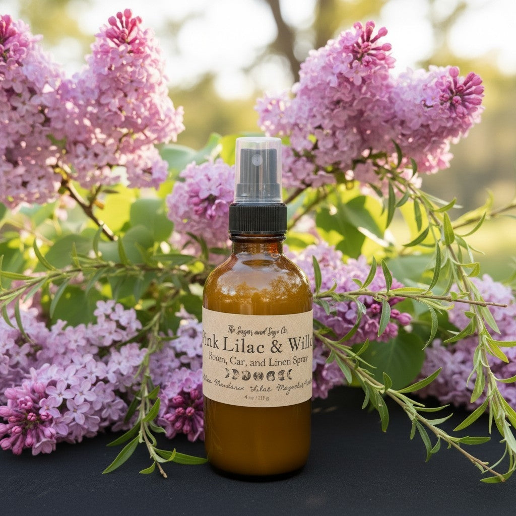 Pink Lilac & Willow Room, Car, and Linen Spray